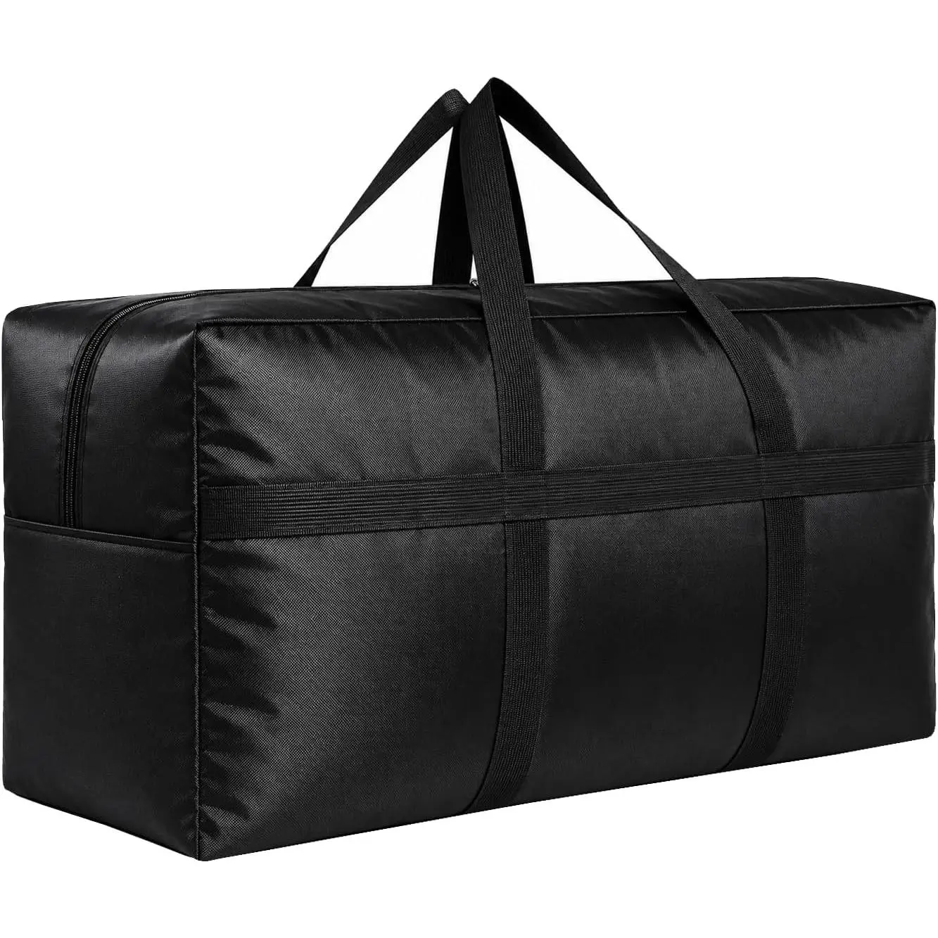 Extra Large Storage Duffle Bag, Duffel Bag for Travel Black 130L | Big Foldable XL Duffle Bags for Traveling/Camping with Lockable Zipper