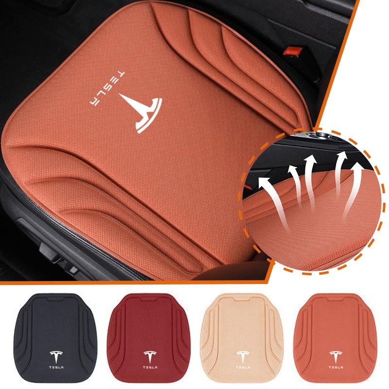 Car Seat Cushion Protector Universal Breathable Car Seat Protectors Auto Seat Protectors Seat Cover Mat For Tesla Model 3 Model X Model S Model Y Juniper 2023 Roadster