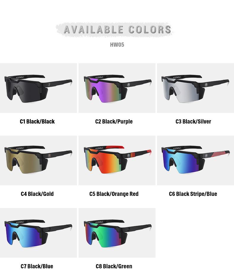 High‑Quality Real Coating Cycling Goggles, UV400 Outdoor Sports Sunglasses, Windproof Anti‑Glare Sports Glasses for Men Women