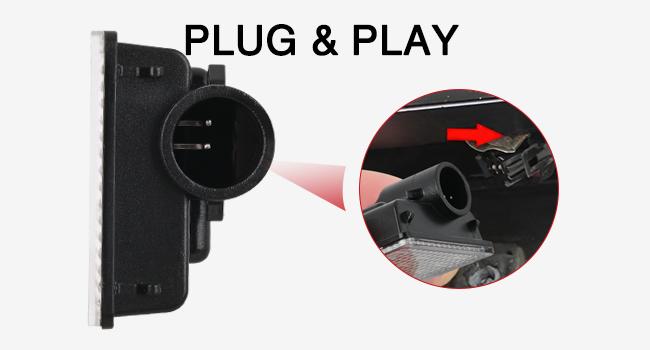 Nilight License Plate Lights Compatible with 2014 2015 2016 2017 2018 2019 2020 2021 2022 2023 Dodge Durango Rear License Plate Lamp 6000K White Clear Lens 2PCS Pack Car Accessories Parts dealsforyoudays