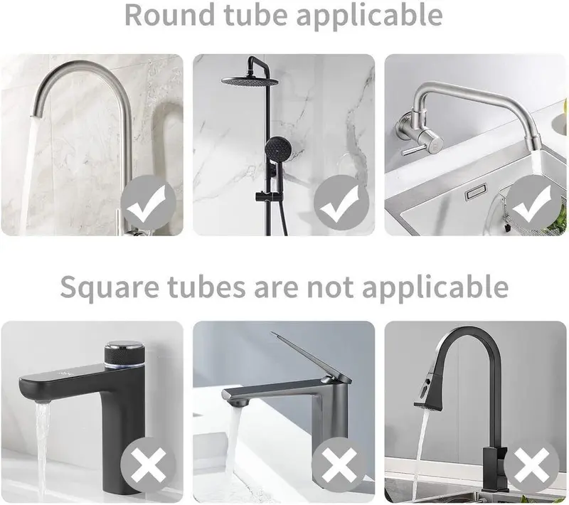 Kitchen Sink Caddy Organizer Over Faucet Sponge Holder, Stainless Steel Heavy Duty Thickening Hanging Faucet Drain Rack for Scrubbers, Soap, Bathroom, Detachable No Suction Cup or Magnet