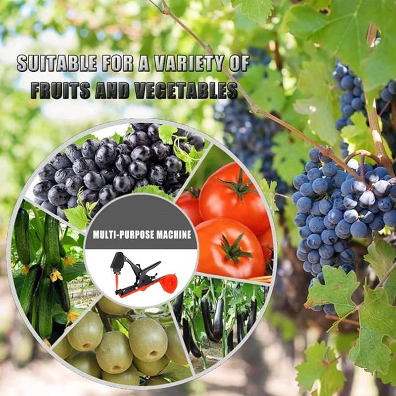 Plant Bundling Machine, Garden Trellis Gun, Branch Binding Tool, Suitable for Vegetables, Grapes, Tomatoes, Cucumbers, Peppers, Flowers
