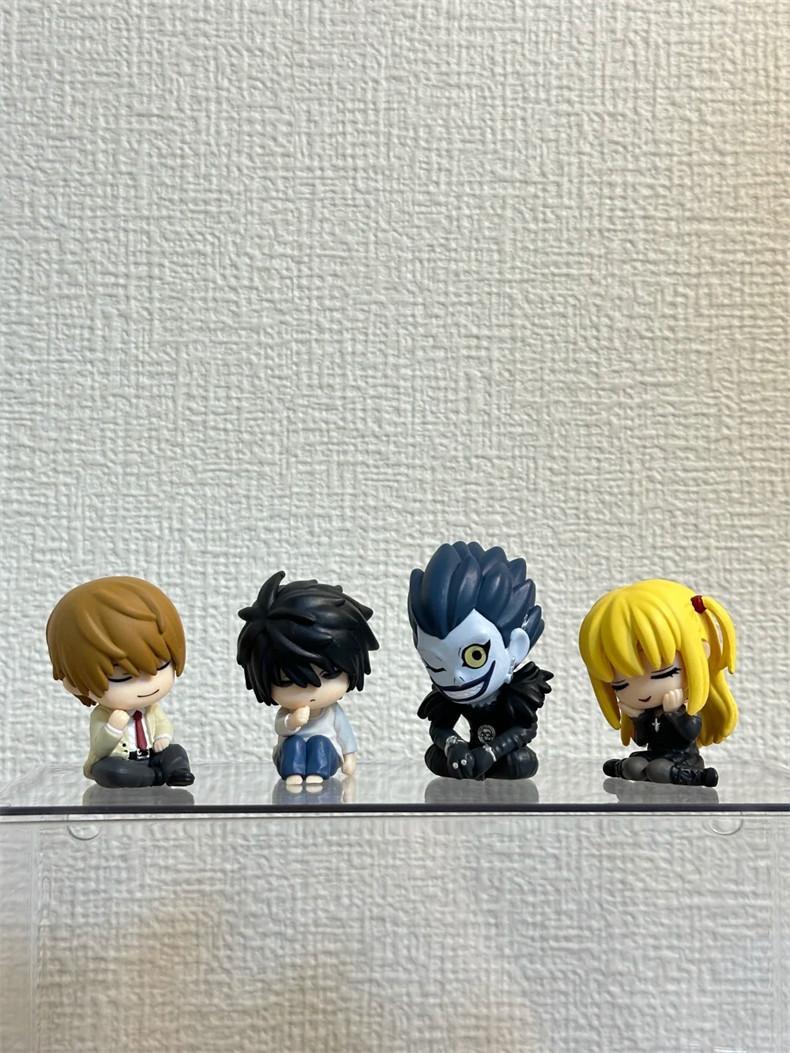 Anime Death Note Sleeping Blind Box Action Figure Pvc 5cm Mini Light Yagami L Misa Amane Ryuk Model Ornament Collection Figurine