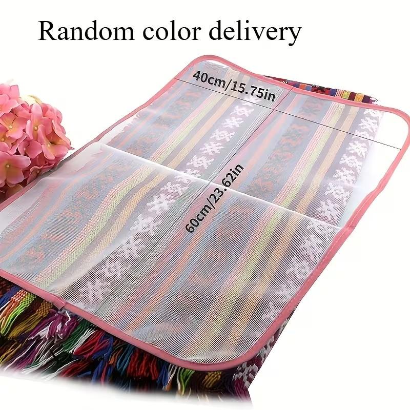 3-Pack Heat-Resistant Ironing Mats, Breathable Mesh Design Prevents Scorch Marks, Ideal for Home Ironing Clothes, Random Colors