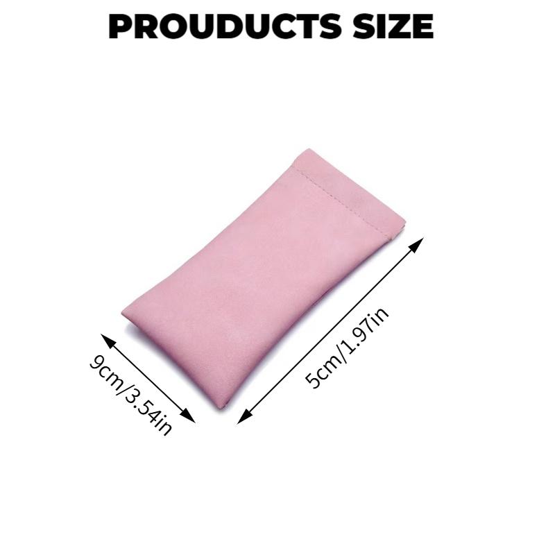 Mini Auto Closure Chaos Fixer Pouch Eyeglass Case Sunglasses Case Glasses Pouch Makeup Bag Cosmetic Bag Small Pouch Coin Purse Waterproof Protective Storage Organizer Lightweight Portable Soft Durable Travel Purse Handbag Gift for Women Men -YY0