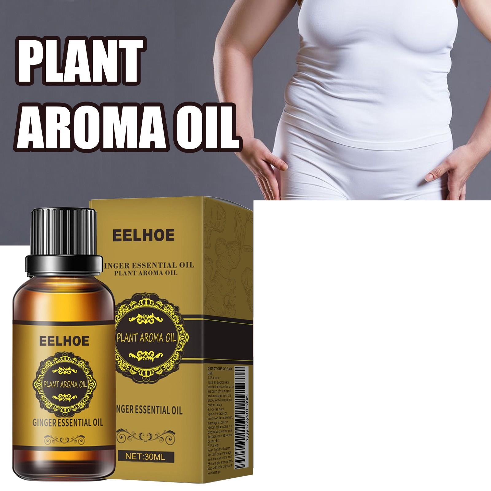 Ginger Essential Oil Set of 2, Firming Skin, Enhance Body Shape, Gentle Hydrating, Nourishing Daily Body Massage Oil