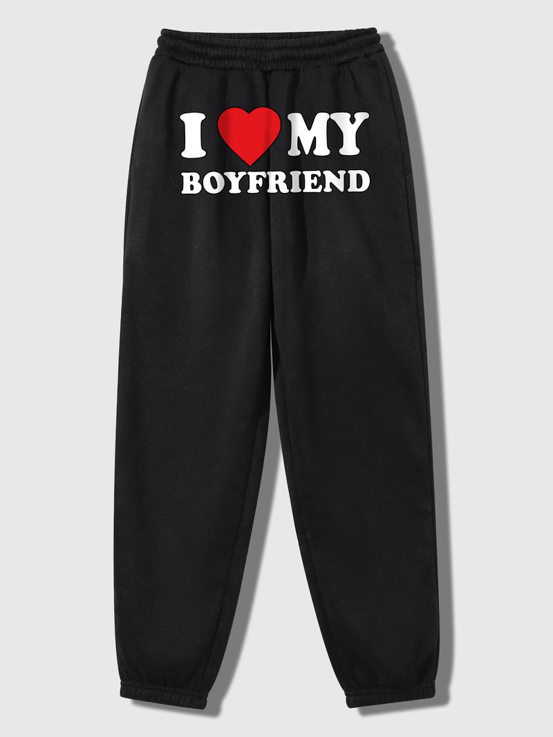 Women's Butterfly Print Drawstring Waist Sweatpants, Casual Pocket Jogger Pants For Spring & Fall, Women's Trousers For Daily Wear