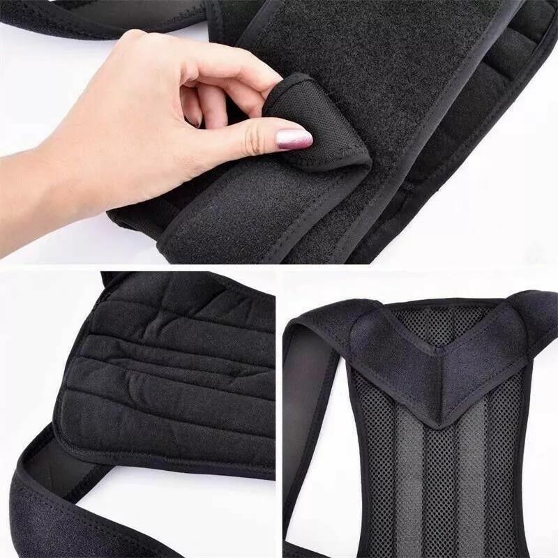 Drive Pain-Free & Sit Straight Premium Posture Corrector with Upper/Lower Back Support & Comfort Compression Healthcare Tool
