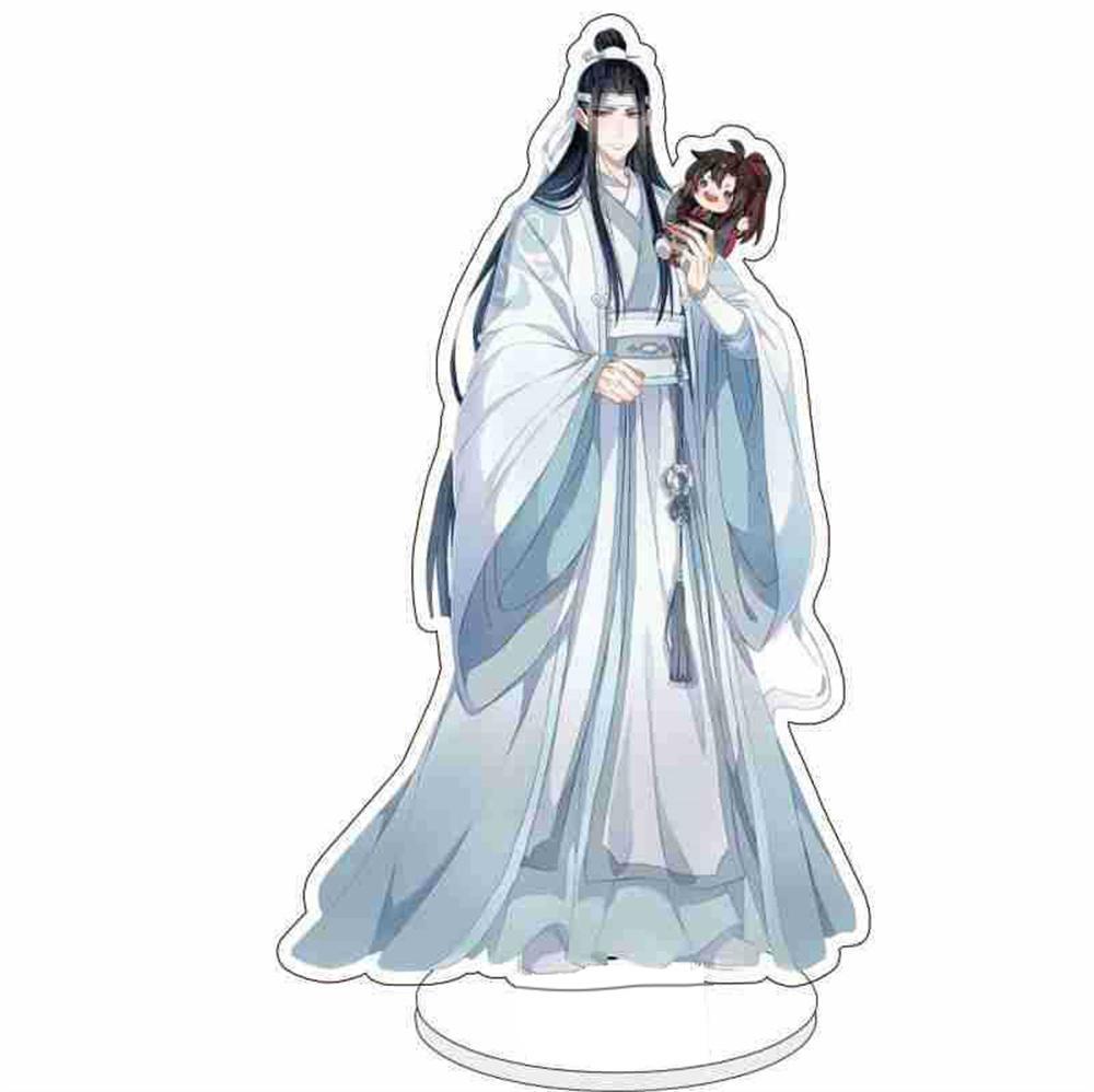 15CM Hot Anime Acrylic Stand Model MO DAO ZU SHI Cartoon Figures Wei Wu Xian And Lan Wang Ji Su She Collection Gifts