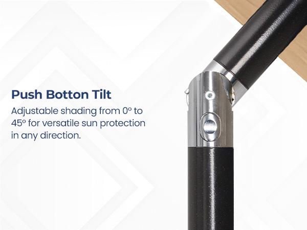 RoyalCraft 6.5 x 10FT Large Patio Umbrella, Outdoor Rectangle Umbrella with Aluminum Pole, Outdoor Table Market Umbrella with Crank, 6 Steel Ribs, Polyester Canopy for Patio Garden, Pool, Lawn, Backyard