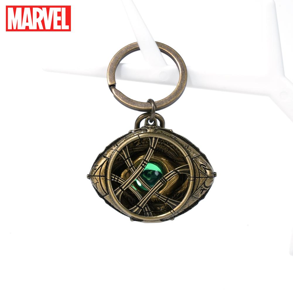 1pc Marvel officially licensed Doctor Strange in the Mad Multiverse Eye of Agamotto Purple Bronze Metal Keychain a handsome decoration that can be hung on your backpack keys a cool Party Birthday gift for Marvel Fans and Friends