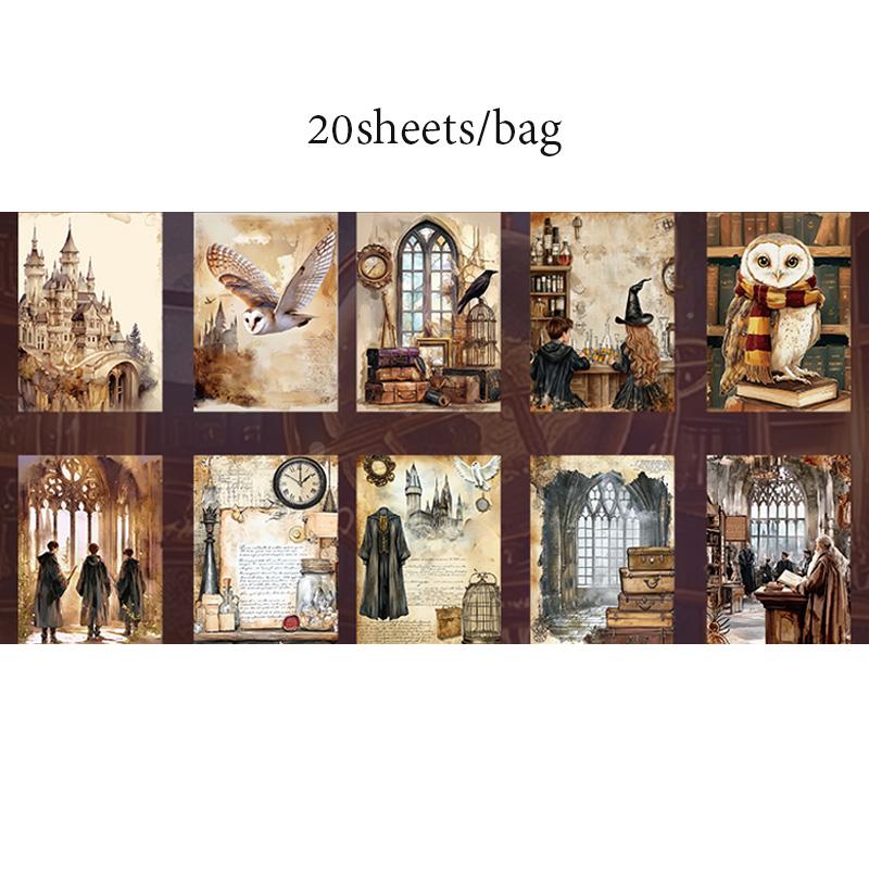 Magic World Series Material Paper Set, 6 Pieces, Ideal for Crafting and DIY Projects, High-Quality Craft Supplies, Perfect for Creativity Enthusiasts