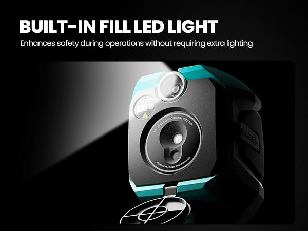 Thermal Imaging Camera, MILESEEY Handheld 256*192 IR Resolution Thermal Imager, 3.5 Inch LCD Display IP65 Waterproof Rechargeable 6 Palettes Thermal Camera with Auto Track Cold and Hot Spots Function Christmas gifts