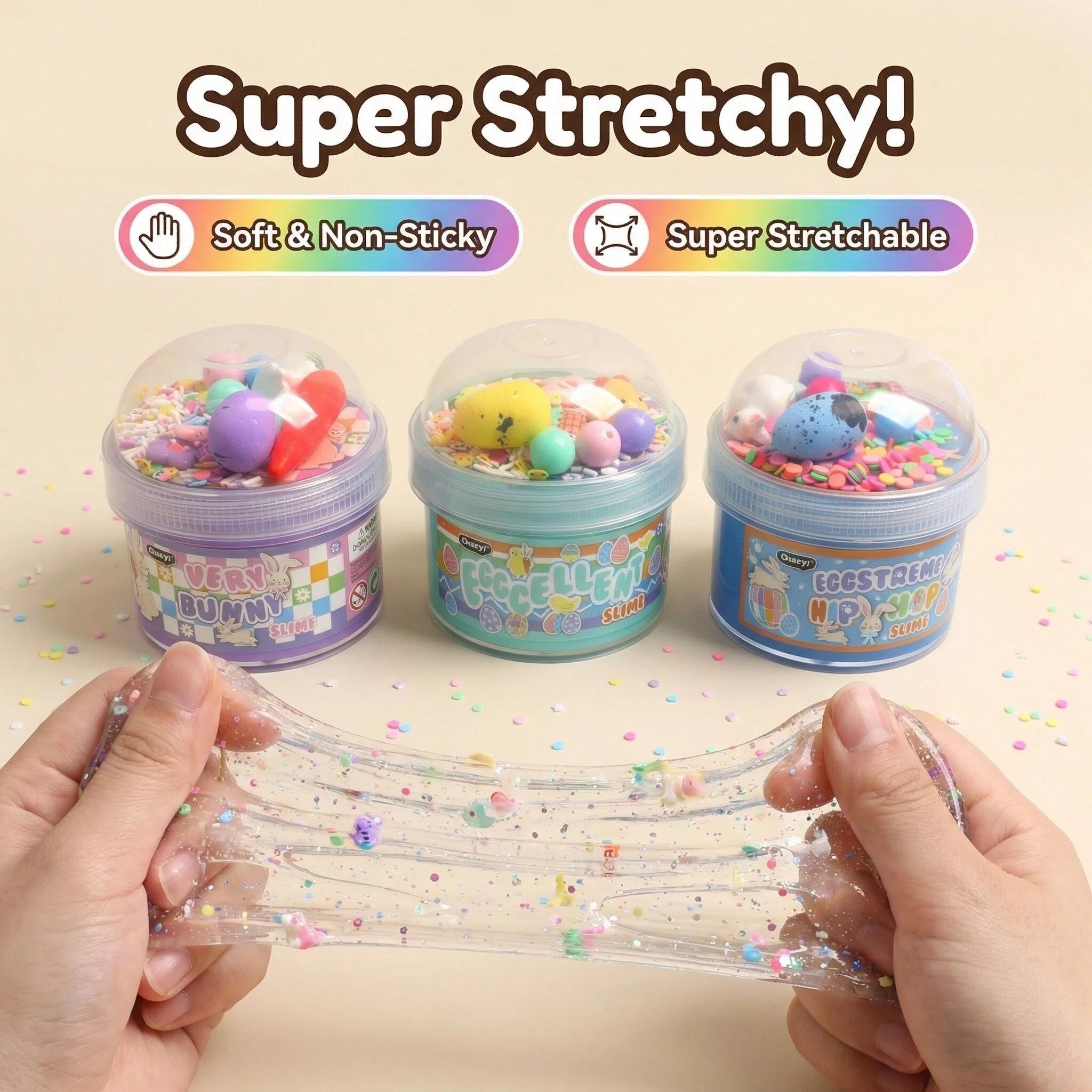 Magic Slime Easter Series, DIY Fun, Stress Relief, Non-Toxic Safety, Perfect Creative Toy, Gel Form, Model Bd260406