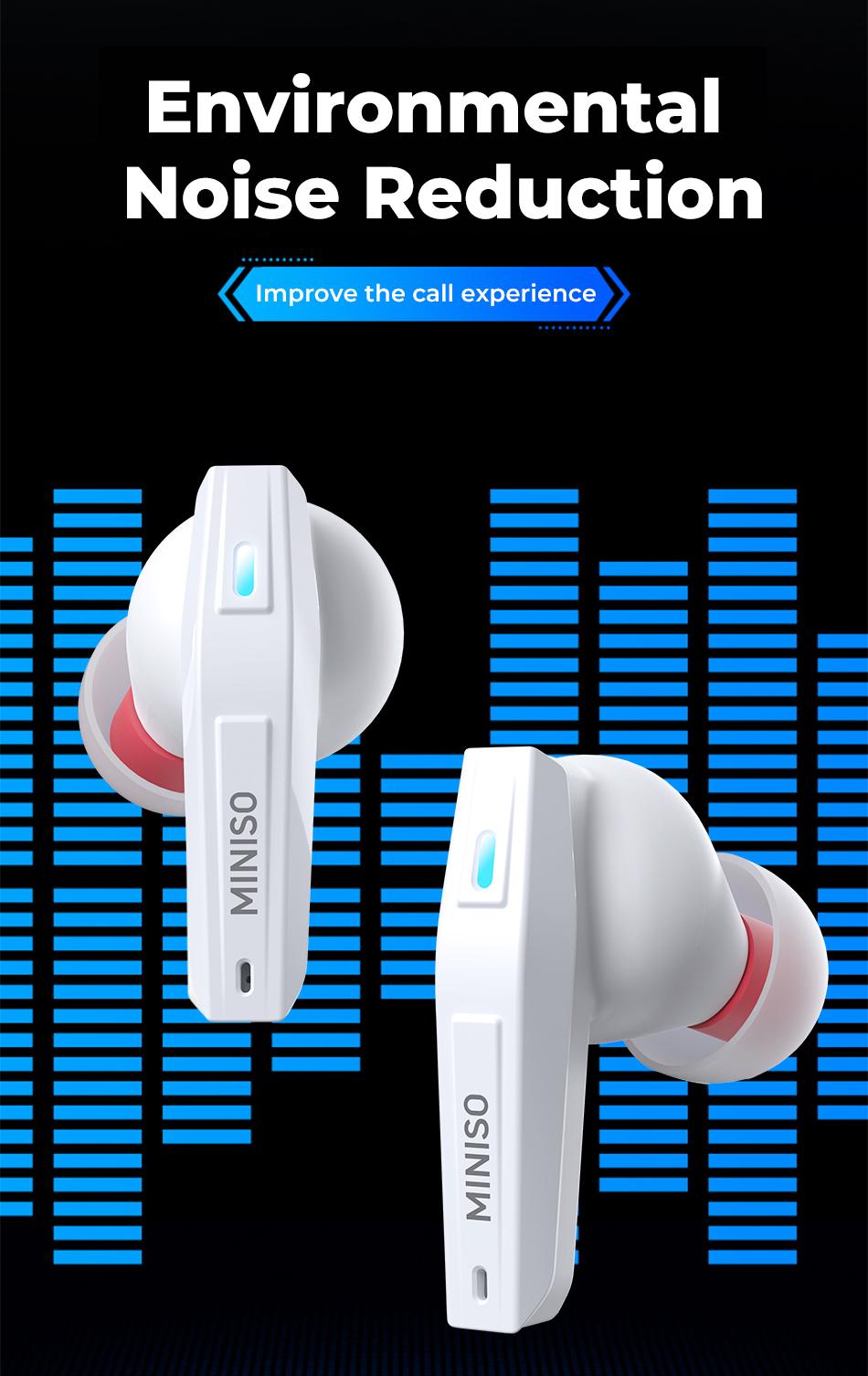 MINISO GM2Pro Earbuds In Ear TWS Wireless Bluetooth Earphones Game And Music Duel Mode