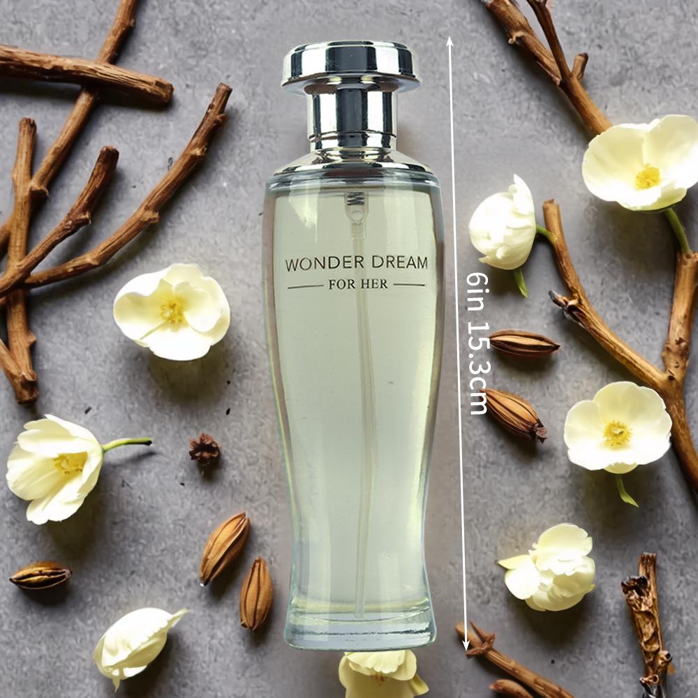 Wonder Dream For Her 3.4 Fl Oz Women's Eau De Parfum Spray Long Lasting Perfume with White Musk Sandalwood & Vanilla Perfect for Dating Daily Life Parties Gift Giving High Quality Fragrance Captivating Scent