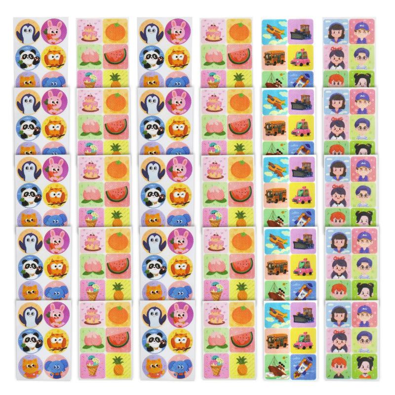 180 randomly designed cute cartoon mosquito repellent patches provide 24-hour protection.