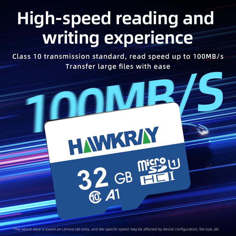 Hawkray 32g High-Speed TF Memory Card Surveillance Camera Micro SD Card Driving Recorder Memory Card Camera Mobile Phone Computer Memory Universa