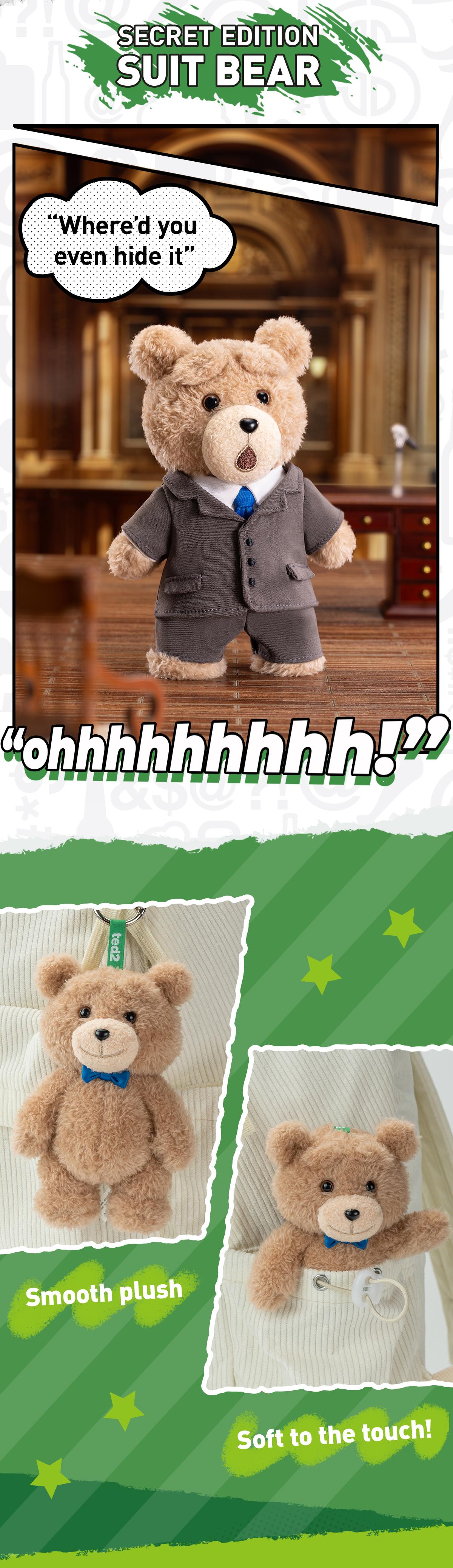 Unboxing-Ted2  Teddy Bear  Action Plush Pendant-3.0