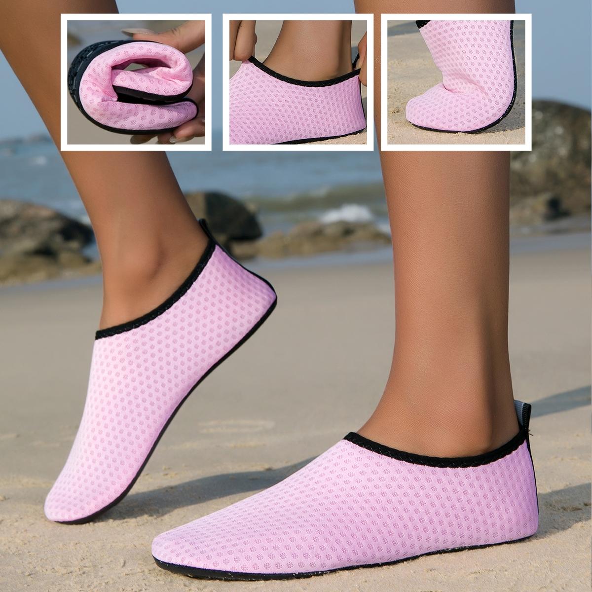 2026 Spring Summer Couples' Slip-On Yoga Water Shoes, Foldable Design, Lightweight Breathable Quick-Dry, Men's Beach Shoes, Comfortable