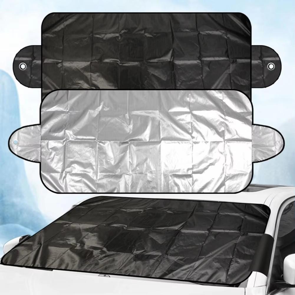 Foldable Car Sunshade Windshield Protector, Protects Snow, Sunlight, Rain, Easy Installation and Removal, Essential Car Accessory