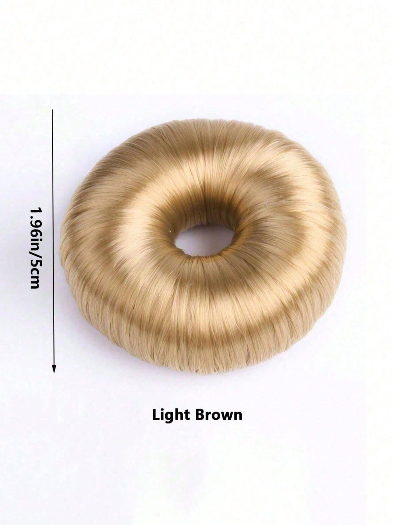 Wig Bun Hair Tie Hair Accessories Fluffy Donut Bun Braided Hair Styling Tools Hair Accessories， Women Hair Maker Donut Magic Foam Sponge Big Ring Hair Styling Tools Headdress Hairstyle Hair Accessories,Hair Donut Hair Bun Maker, Ballet Buns Maker,