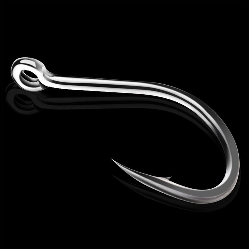FTK Ise-ni Fishing Hooks, 100pcs box, flattened shank, barbless, for carp fishing, black