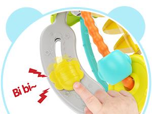 HOLA Rattle Teething Baby Toys, Silicone Pull String Toys, Montessori  Multi-Functional Baby Sensory Toy Christmas Stockingstuffers for Baby Mmontessori  Toys Gifts