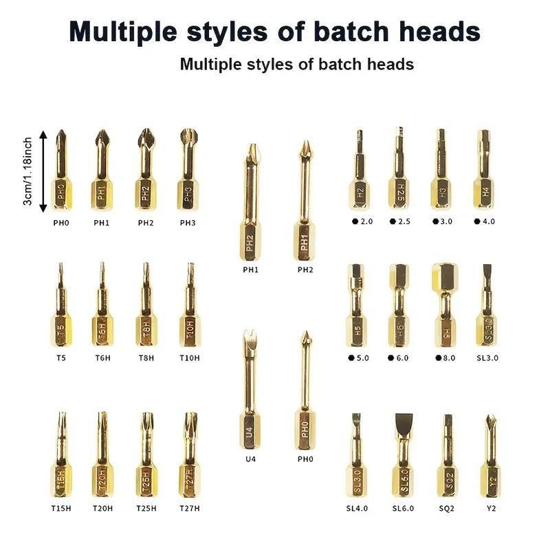 30-In-1 Multi-Function Ratchet Screwdriver Set, Hex Key Coverage, Ideal for Daily Repairs, Comprehensive Tool Kit for Home Use