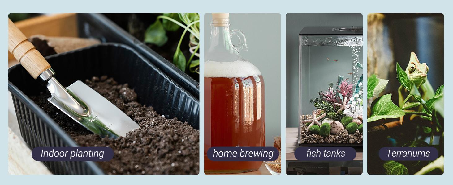 LUXBIRD 2 Pack 10"x 20.75" Seedling Heat Mat and Digital Thermostat Controller Combo Set (120v US Plug)