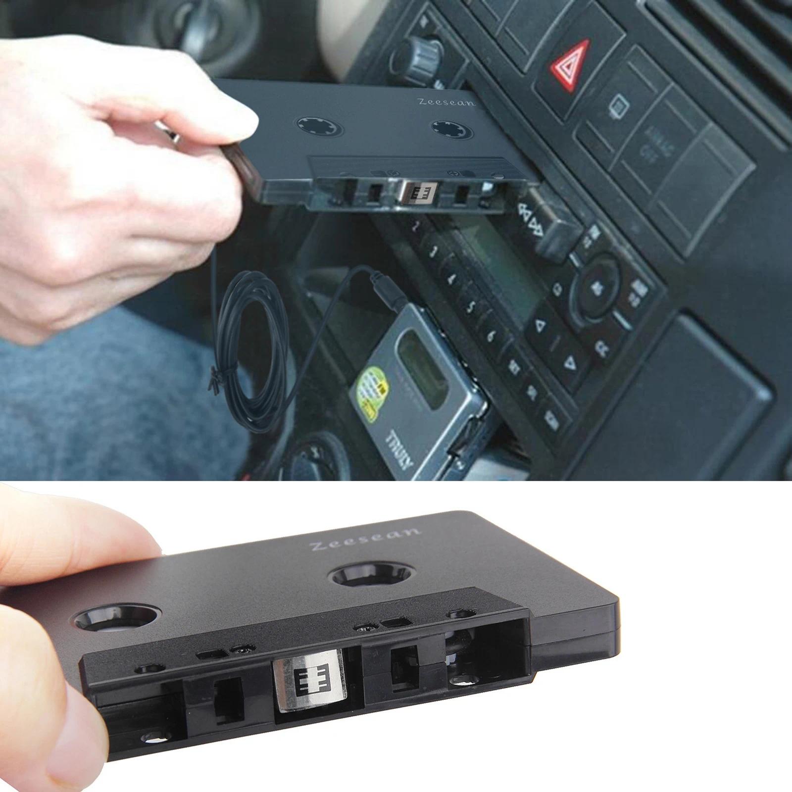 Bluetooth 5.0 Rechargeable Wireless Car Cassette Player, Electronic Radio Device, Handsfree MP3 Audio Stereo with Phonebook Compatibility for iPhone