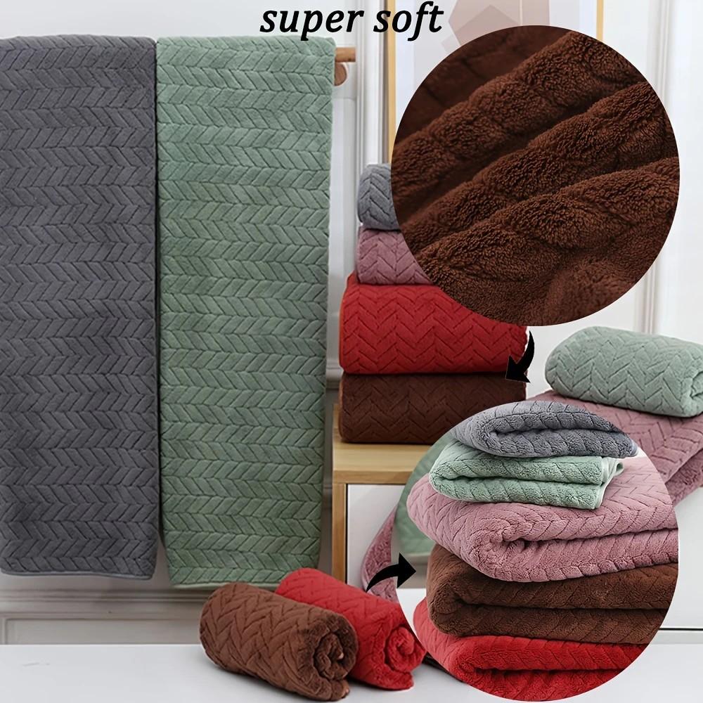 20-Piece Microfiber Bathroom Absorbent Towel Set, Includes 12 Washcloths & 8 Bath Towels, Multi-Color Options, Soft & Durable, Ideal for Home & Travel Use
