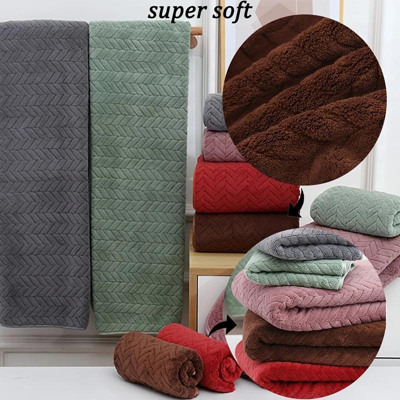 20-Piece Microfiber Bathroom Absorbent Towel Set, Includes 12 Washcloths & 8 Bath Towels, Multi-Color Options, Soft & Durable, Ideal for Home & Travel Use
