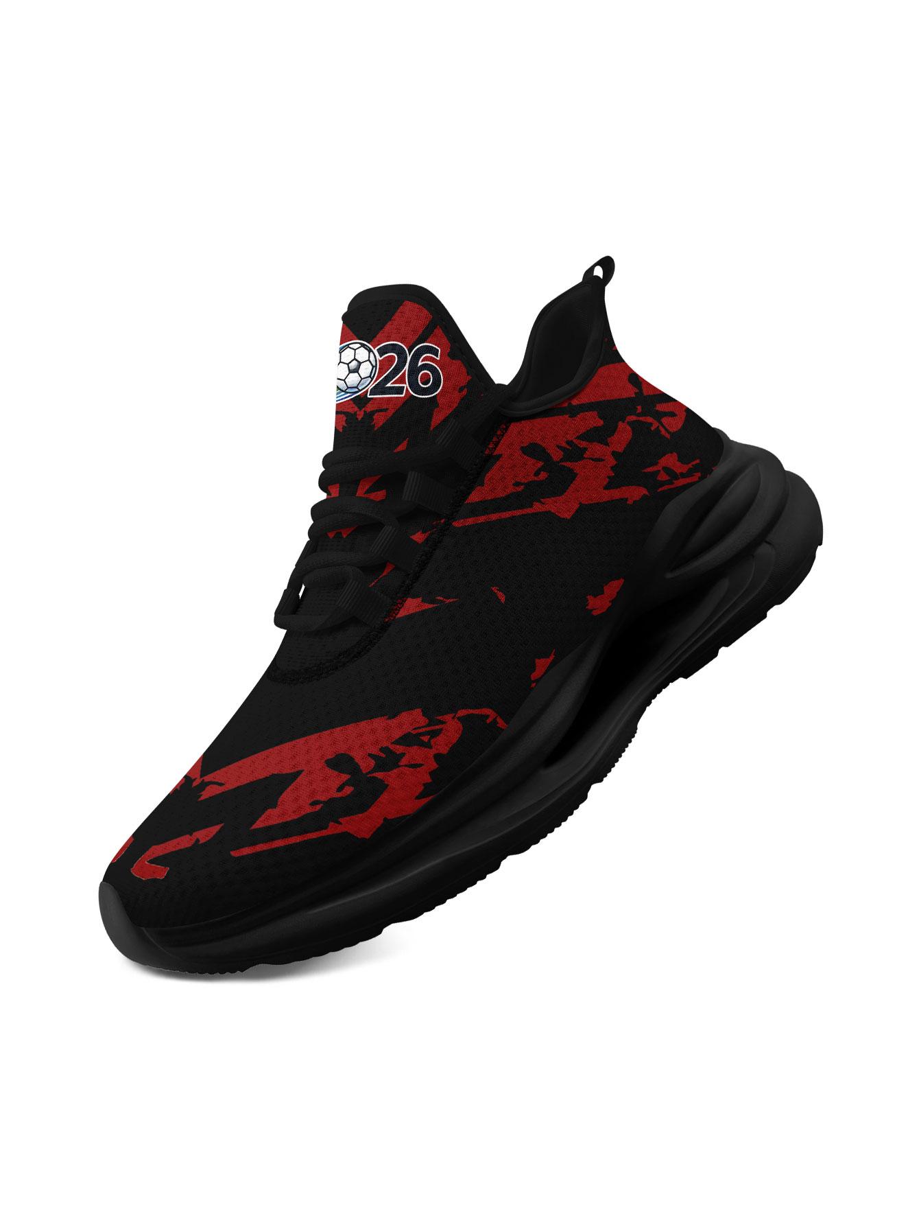 Men's SUI 2026 Distressed Graffiti Edition Slip On Running Shoes, Breathable Comfortable Athletic Sneakers, Casual  Shoes