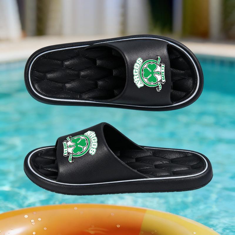 1 PAIRThe Logo of the Argos Gate 13 Fan Club. Plus-size Men's All-season Casual EVA Slippers, Wear-resistant Soles, Comfortable Open-toe Design, Suitable for Outdoor, Indoor and Bathroom Use, Unisex