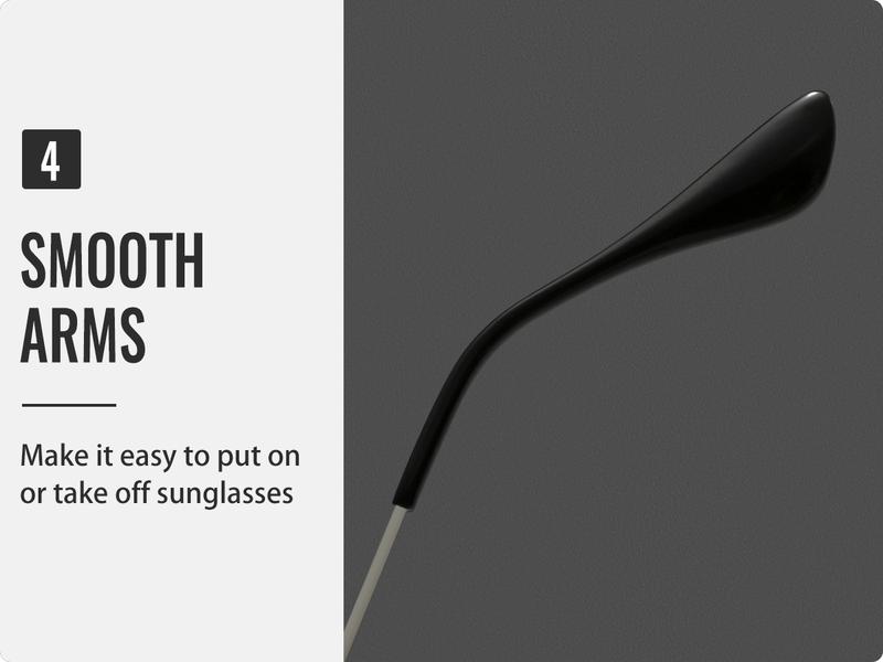 SUNGAIT Polarized Retro Square Aviator Sunglasses for Men Women UV400 Protection Vintage Metal Frame Travel Driving Beach Daily Eyewear Outdoor SGT745