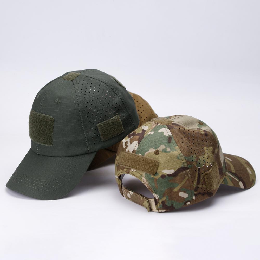 Unisex 2-Pack Breathable Mesh Tactical Baseball Caps - Adjustable Casual Sports Mesh Snapback Outdoor Ventilated Sports Hats with Hook & Loop Patch, Black Navy Multi-Color for Hiking All-Weather Adventures, Adjustable Hat, Casual Sports Cap