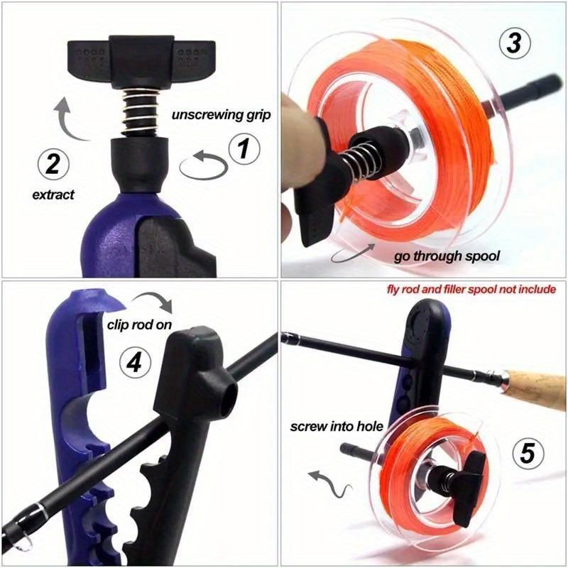 1 Pc Portable Fishing Line Winder Fishing Tools Reel Line Spooler Machine Spinning Baitcasting Reel Spooling Carp
