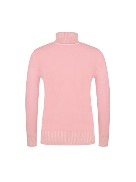 Women's Plain High Neck Sweater, Casual Long Sleeve Jumper for Fall & Winter, Fashion Ladies' Knit Clothing for Daily Wear