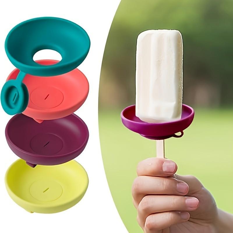 Silicone Ice Cream Molds, Easy Homemade Popsicles, Reusable Ice Pop Molds, Perfect for Summer, Fun Kitchen Tool