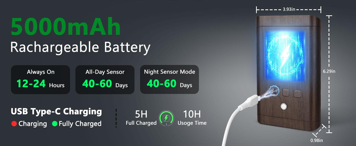 Spring Sales Autonight Light Classic Walnut Grain Finish Motion Sensor Wall Sconce w/ Remote Rechargeable Battery 3 Color Dimmable Up/Down Lighting for Hallway Bedroom Stairs Adjustable Leds, Porch Light