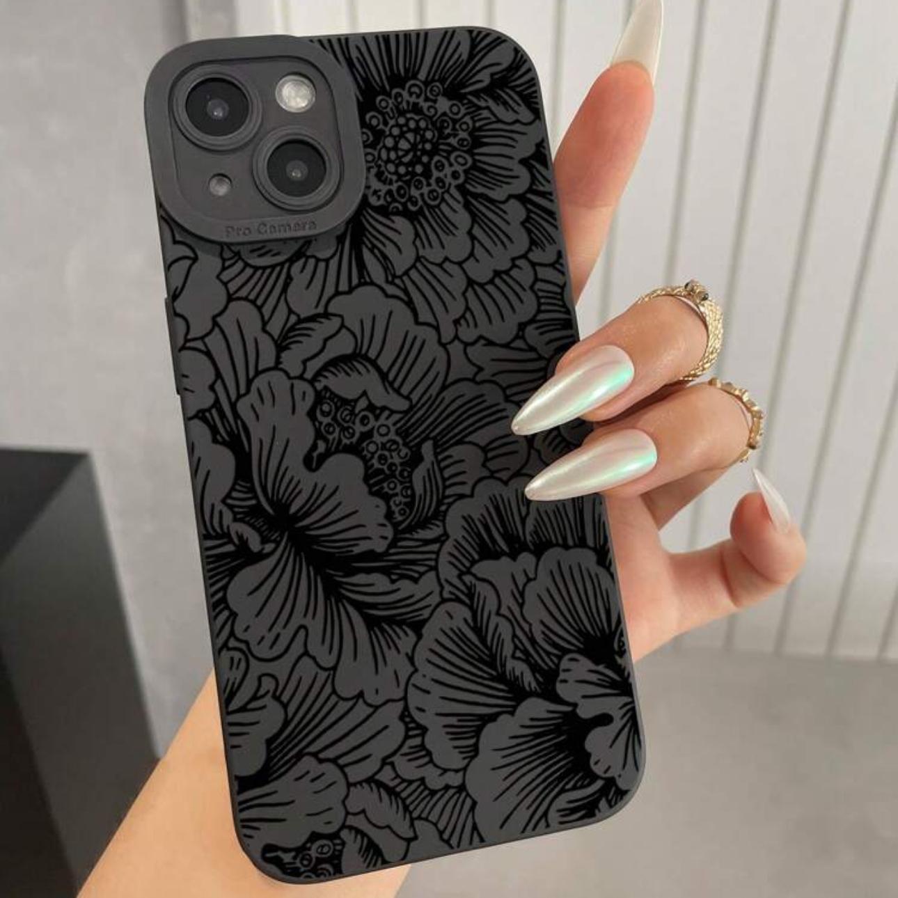 Floral Phone Case, Valentine's Day Gift, Anti-Drop Wear-Resistant Fashionable Durable Protection, Fits Multiple Models