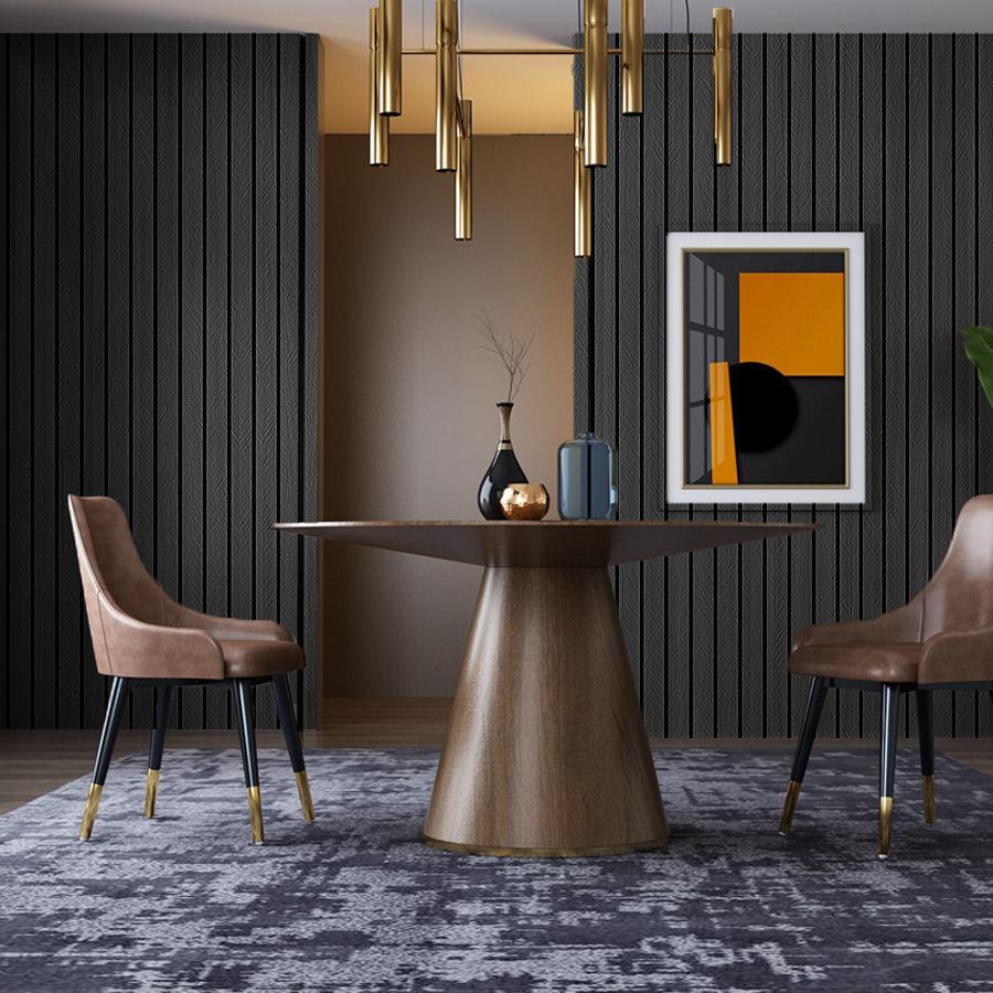 3D Fishbone Pattern Wall Panel, Self-Adhesive Painted Wallpaper, Easy Installation & Removal, Home Renovation, TV Background, Ceiling Decor