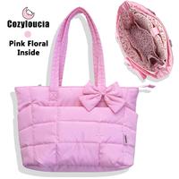 B-Pink -Pink Floral -Bow