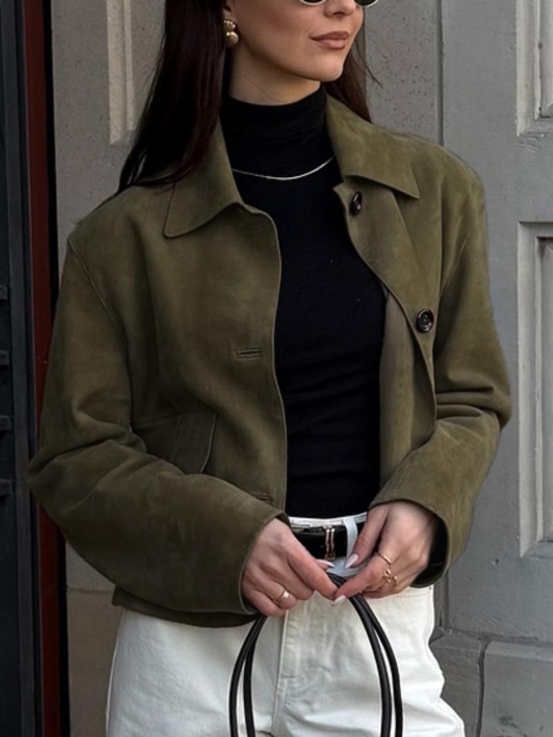 Women's New Autumn Winter Fashion Jacket Coat, Classic Style, Casual Versatile Outerwear, Comfortable & Stylish Women's Clothing