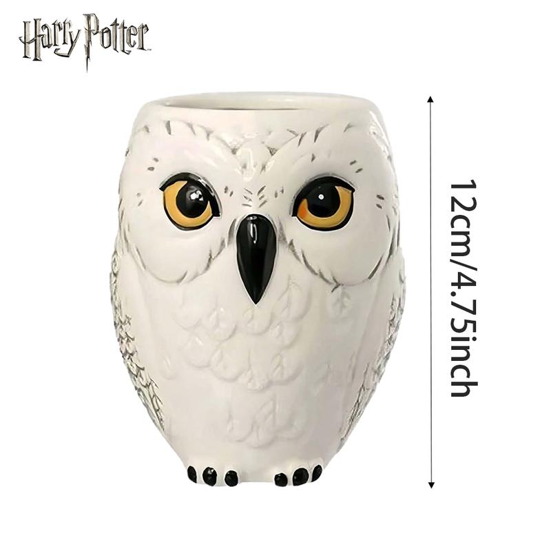 1PC Harry Potter Hedwig Ceramic Mug Officially Licensed Magical Owl Coffee Tea Water Office Cup