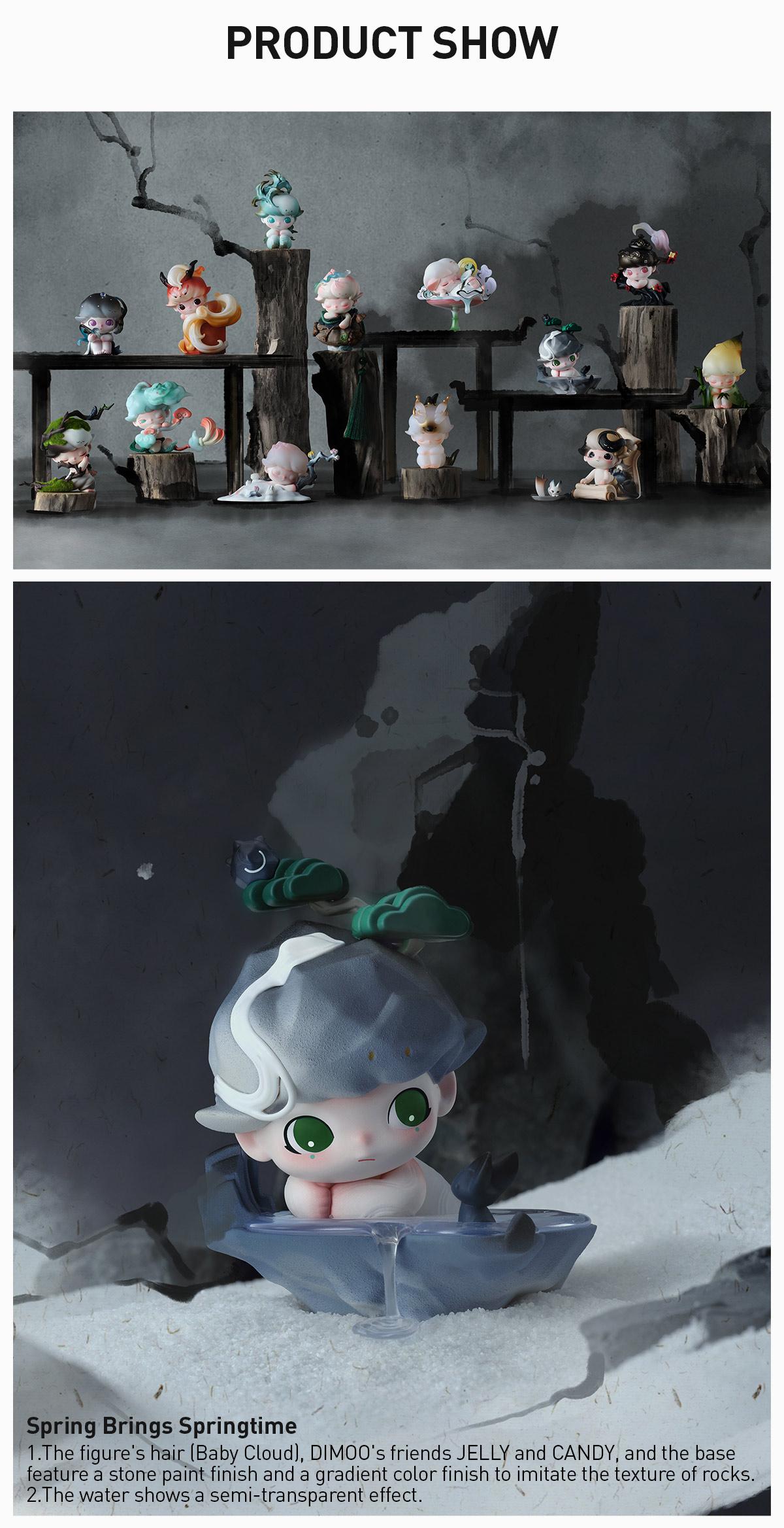 POP MART DIMOO Stories in the Cup Series Figures, Blind Box, Mystery Box