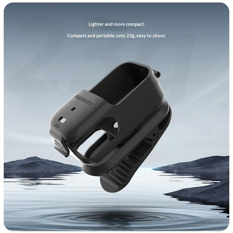 Raywowo Osmo Nano Backpack Clip Rotatable Quick Release Camera Mount For Action Cameras Compatible With DJI Osmo Pocket 3 Pocket 2 And Smartphone Vlogging