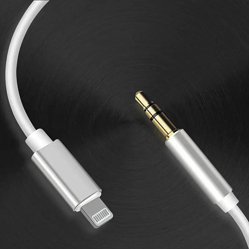 iPhone Aux Cord for Car, 2 Pack Lightning to 3.5 mm AUX Audio Cable Cord for Car Home Stereo, Speaker, Headphone Compatible with iPhone 14 13 12 11 Pro Max XS XR X 8, 3.3ft Accessories Portable