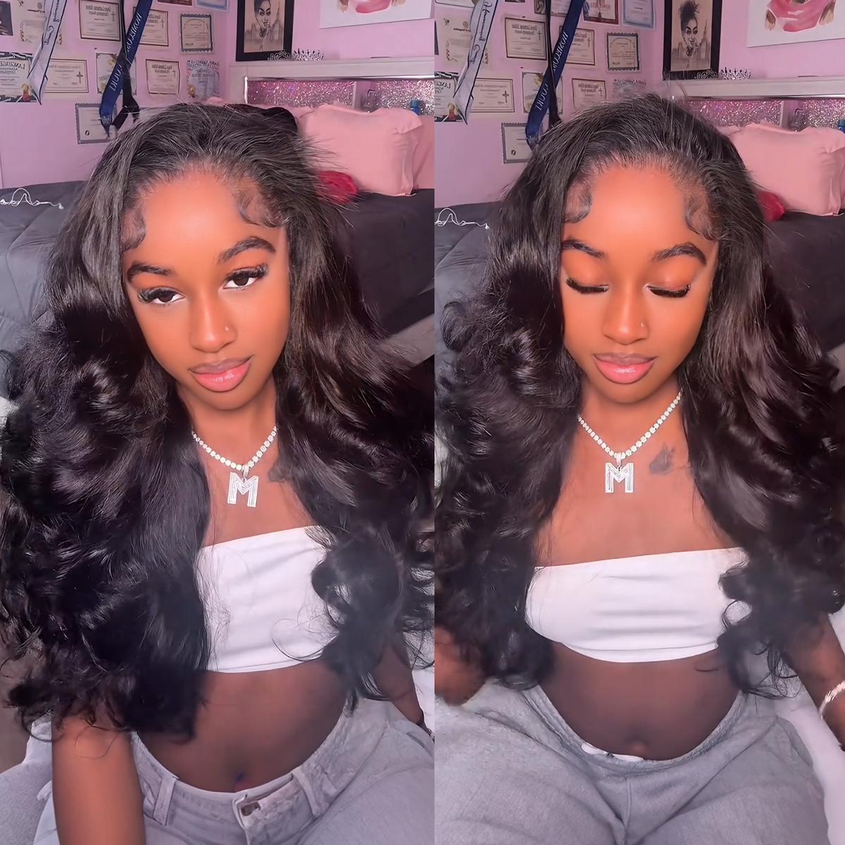 Recool Hair Yaki Loose Body Burmese Curly Yaki Straight V Part Wig Invisible Drawstring Human Hair Wig 180% 250% Density Real Scalp No Leave Out Glueless Wig High-Quality 100% Human Hair Beginner Friendly
